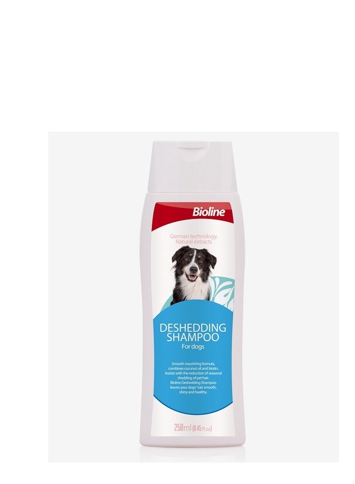 Bioline Deshedding Shampoo for Dogs - 250ml - Image 1