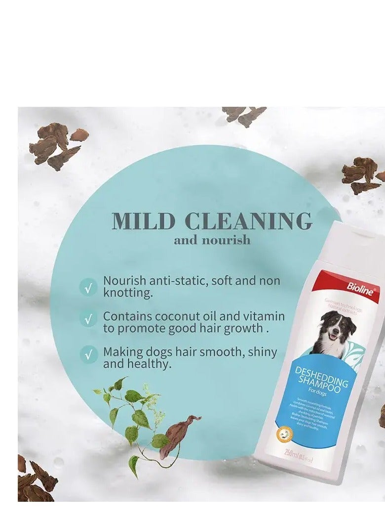 Bioline Deshedding Shampoo for Dogs - 250ml - Image 2
