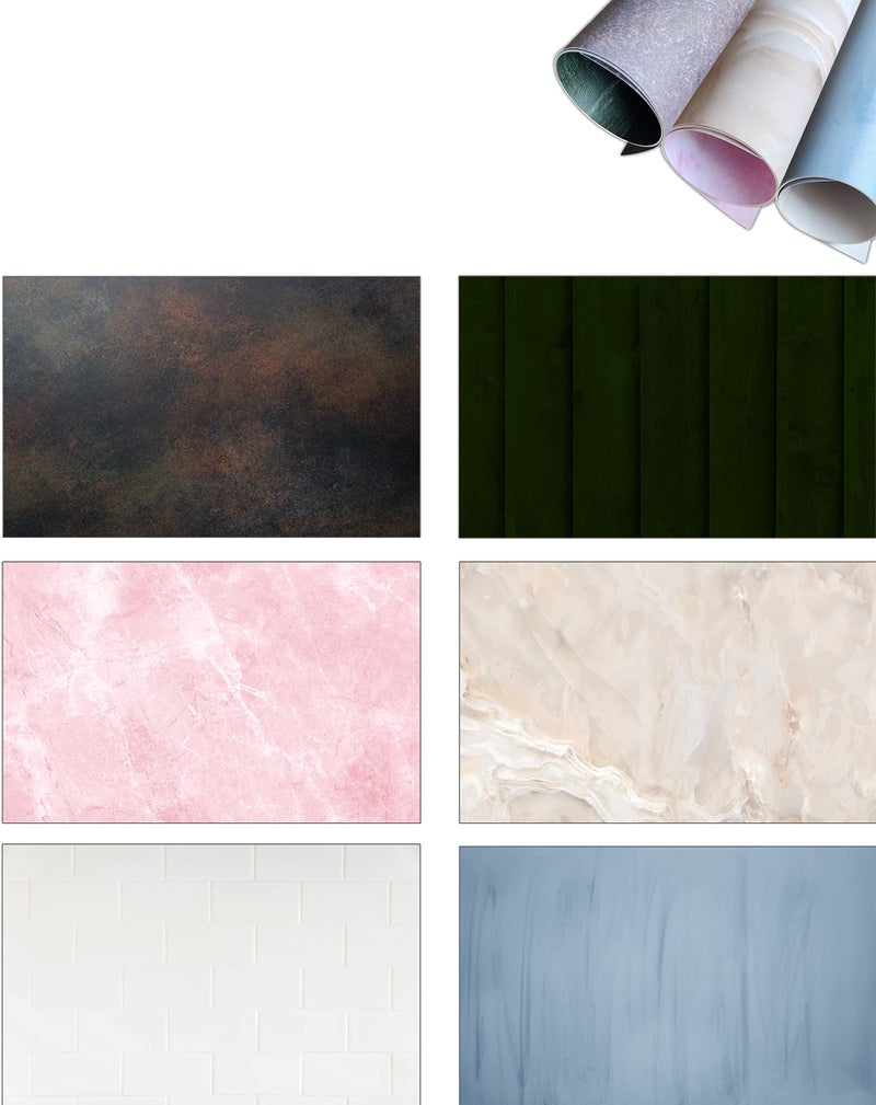 Print Master India Premium Food Photography Backdrops, Backdrops for Photography, Background for Photography Props for Food, Small Product Professional Photo Shoot (56x90cm, Pack of 3) (Autumn) - Image 1