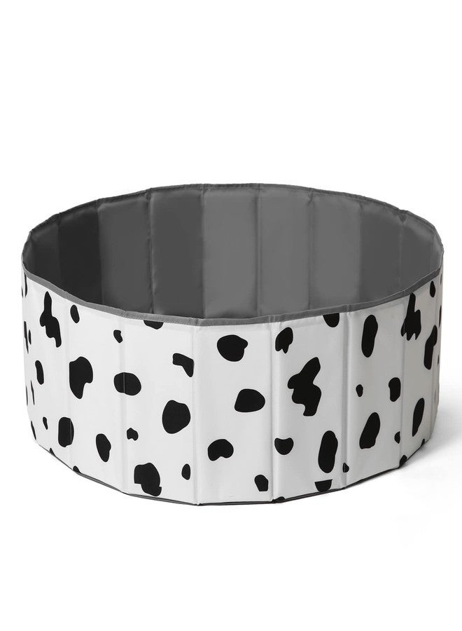 TRENDPLAY حوض كرات للأطفال الصغار من عمر 1-3 سنوات، خيمة لعب قابلة للطي مع حوض كرات، بيت لعب للأطفال مع حقيبة تخزين، مناسب للأولاد والبنات والكلاب والقطط (الكرات غير متضمنة)، بقرة - Image 1