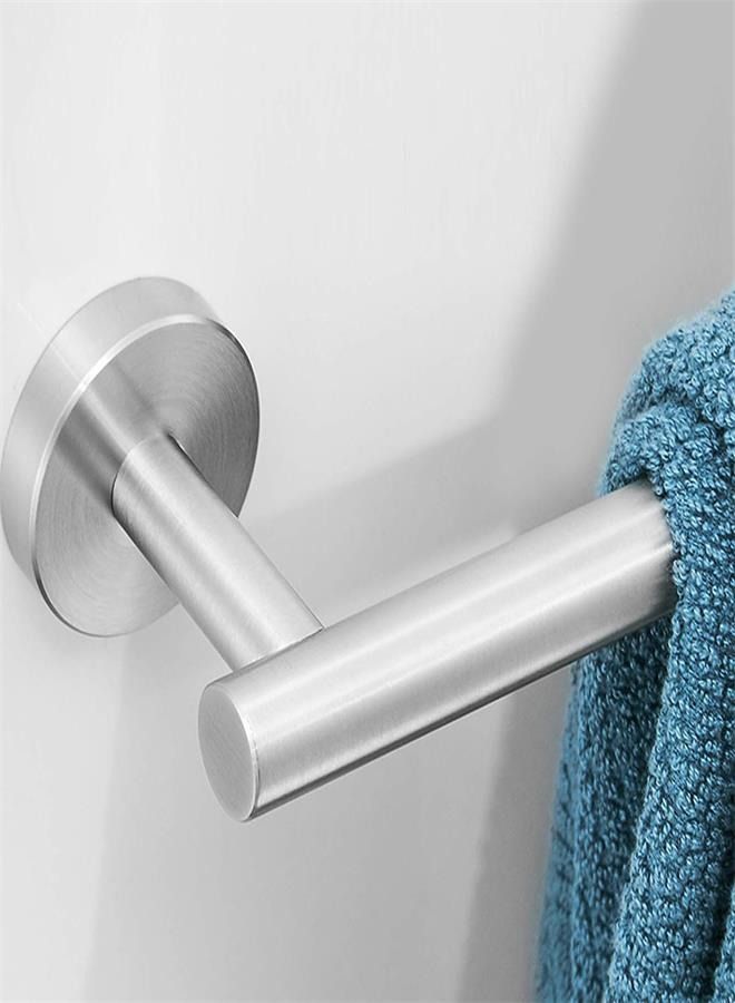 3 Piece Bathroom Accessories Set Matte, Modern Stainless Steel Bath Fixtures Kit with Hand Towel Ring, Toilet Paper Holder, Robe Towel Hook  - Image 4
