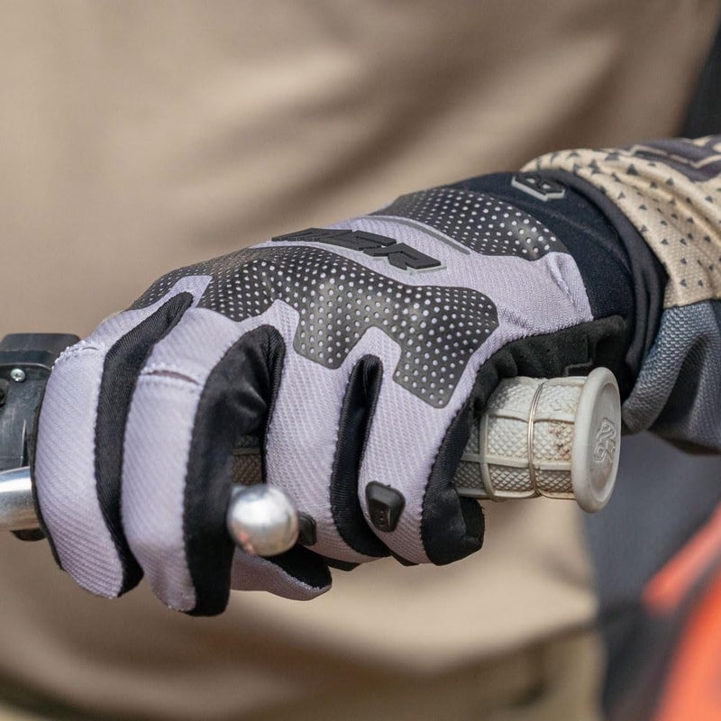 MSR Legend Tactical Touchscreen Dirt Bike Motocross MTB Airsoft Paintball Gloves for Men Women Small Grey - Image 4
