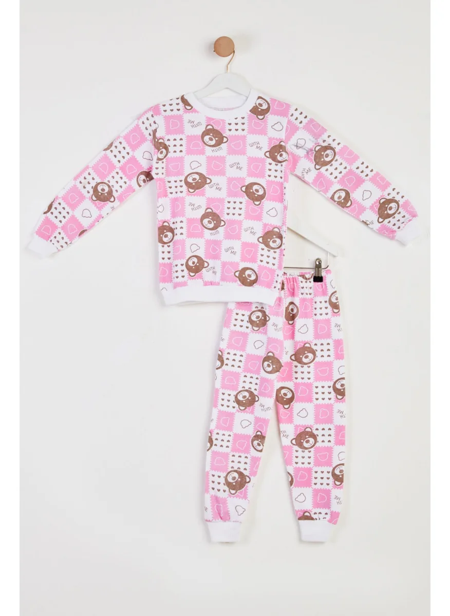 Tofisa Boy Pink Printed Pajama Set - 26450