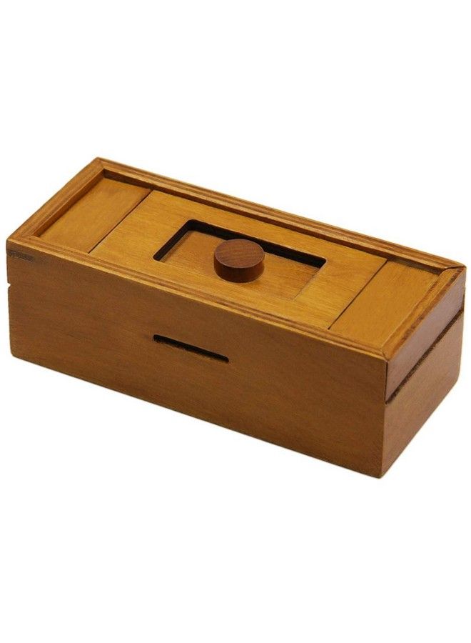 صندوق هدايا أحجية مع حُجُر سرية، صندوق خشبي لتحدي الأحاجي للألغاز لعقول البالغين - Image 2