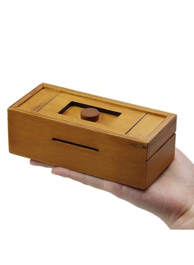 صندوق هدايا أحجية مع حُجُر سرية، صندوق خشبي لتحدي الأحاجي للألغاز لعقول البالغين - Image 5