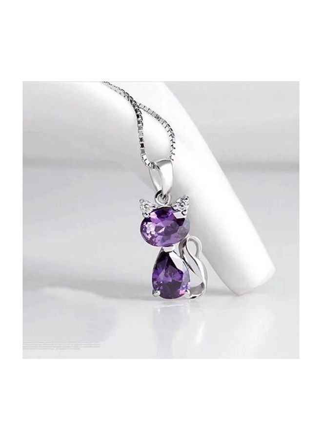 نيبمينينت قلادة بدلاية مطلية ومرصعة بالذهب الأبيض وبتصميم على شكل حيوان - Image 2