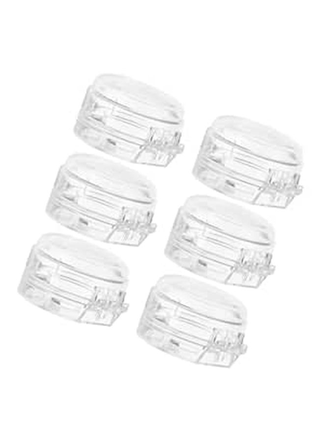 6 Pcs Stove Knob Covers Protectors Prevent Accidental Burns Gas Leaks Easy to Clean - Image 1