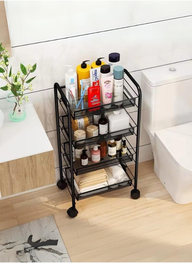 SHEE ONE - Mobile metal storage cart with 4 wheels - Image 1