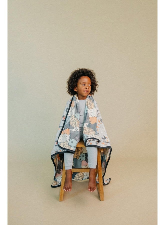 Copper Pearl Large Premium Knit Baby 3 Layer Stretchy Quilt Blanket 'Nightmare Before Christmas' - Image 2