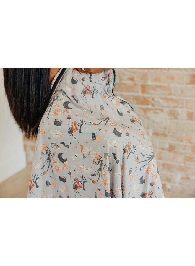 Copper Pearl Large Premium Knit Baby 3 Layer Stretchy Quilt Blanket 'Nightmare Before Christmas' - Image 3