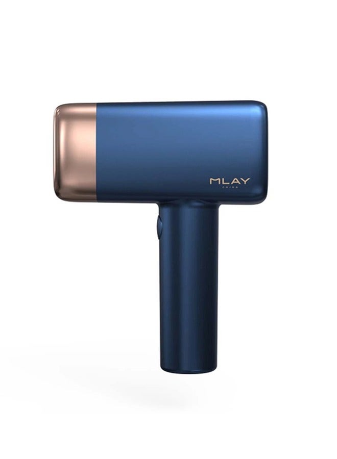 MLAY Newest MLAY T14 Dark Blue Laser  Painless Fast Hair Removal Device 3℃ Cold Compress/5-Levels/500000 Pulses - Image 1