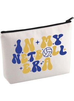KUIYAI KUIYAI Netball Lovers Cosmetic Bag Best Netball Player Gift Netball Coach Gift Netball Competition Gift In My Netball Era Makeup Bag (NetballEra Mup) 