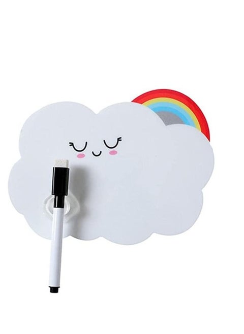 Cute Reusable Erasable Casual Whiteboard with Stain Resistant Technology for Fridge - random shapes