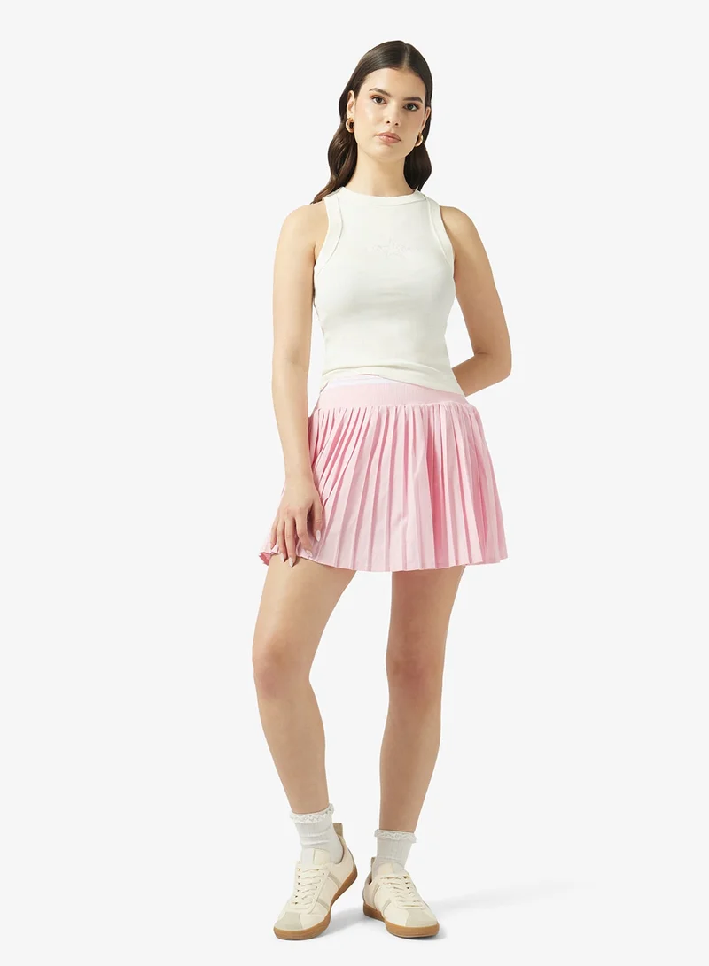 Guess  Sleeveless Patch Halter Tank Top for Women | Best Price UAE