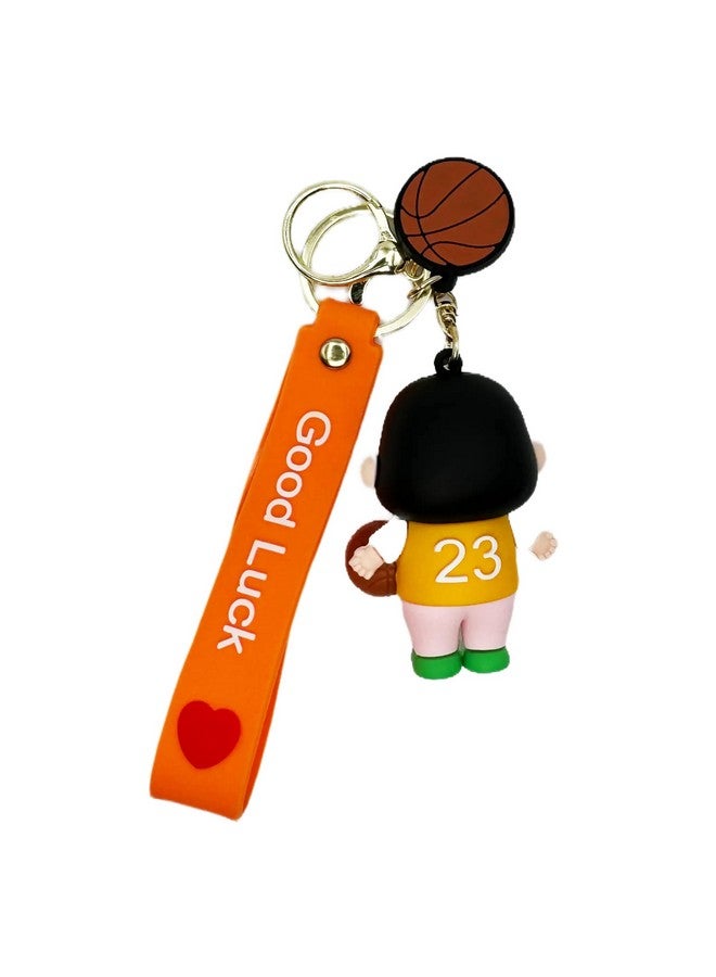 Buko Premium Fashion Cute Shinchan Cartoon Keychain For Car, Bike, Backpack Sling Bag Pendant Charms (SHINCHAN BASKETBALL 23) - Image 2