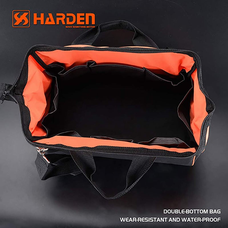 Harden 500mm Professional Tools Set Oxford Bag Double Bottom WearResistant WaterProof Industrial Zipper LoadBearing Handles Durable 520505 - Image 3