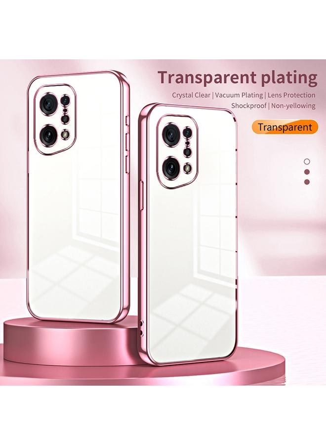 اس-توب جراب لهاتف OPPO Find X5، جراب شفاف بفتحة دقيقة - Image 2