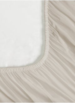 Master Home Textile Cotton Fitted Sheet Set, 100% Cotton, 200 TC, 3 Pieces King Size with 35 cm Deep Pocket  - Image 3