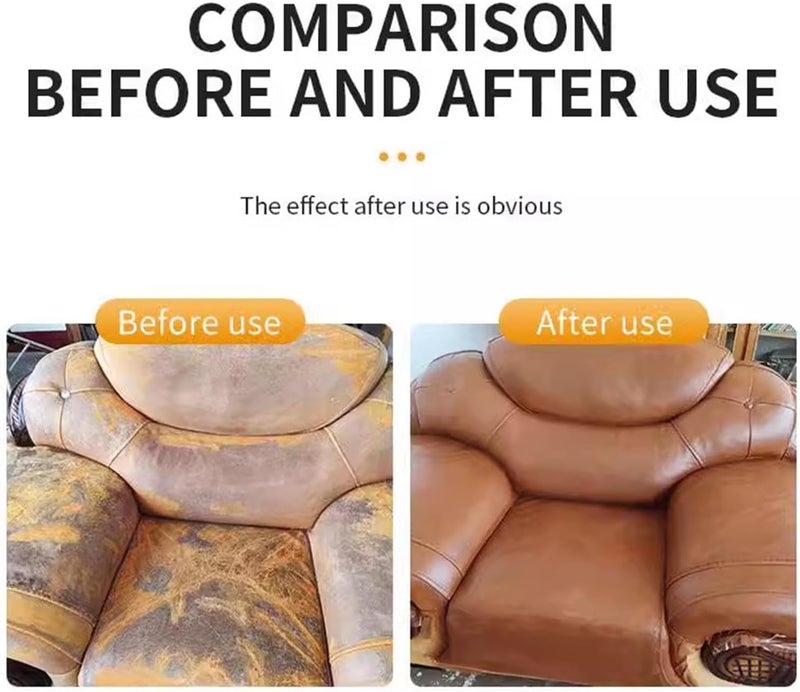 Leather Restoration Cream | 20ml Multi Purpose Recoloring Conditioner,Leather Furniture Repair,for Automotive Interior Seat Furniture Sofa Chair Recliner - Image 4