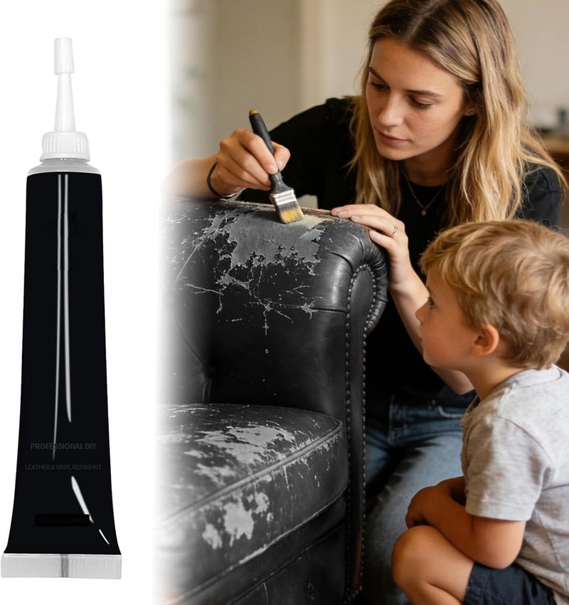 Leather Restoration Cream | 20ml Multi Purpose Recoloring Conditioner,Leather Furniture Repair,for Automotive Interior Seat Furniture Sofa Chair Recliner - Image 3