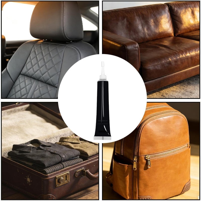 Leather Restoration Cream | 20ml Multi Purpose Recoloring Conditioner,Leather Furniture Repair,for Automotive Interior Seat Furniture Sofa Chair Recliner - Image 5