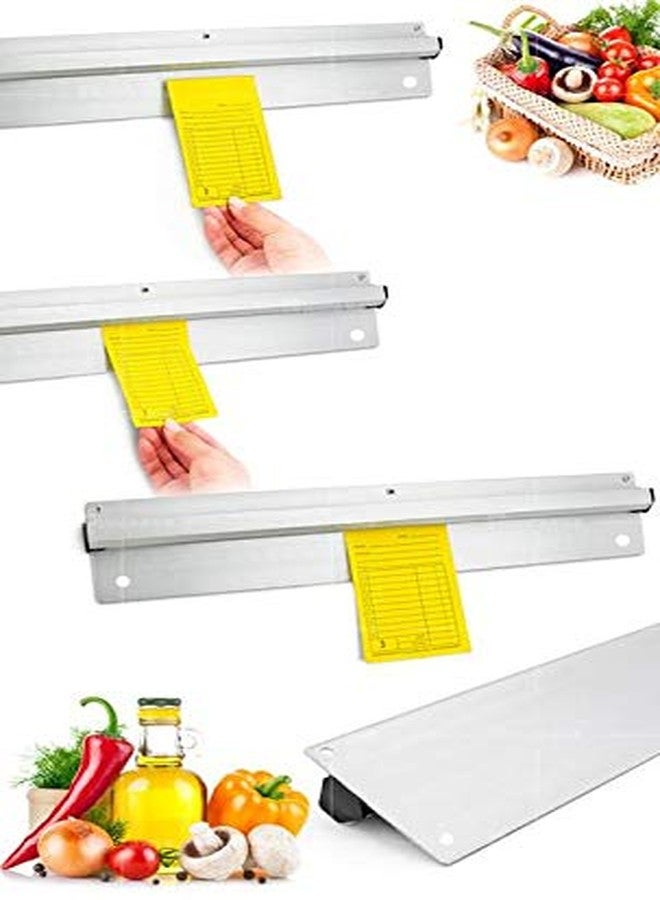 CLWXHS 20" Ticket Bill Rack Order Holder Slide Rail Aluminium for Restaurant Office Hotel - Image 4