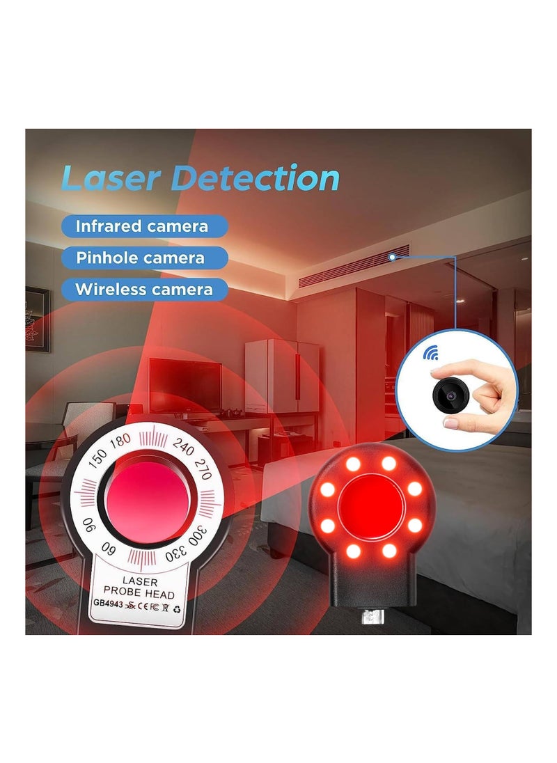 SYOSI - Hidden Camera Detectors, Spy Cameras Detector, Bug Detector, Anti Spy/RF Signal/Listening Devices, GPS Tracker Detector-6 Levels Sensitivity, Pro Portable camera finder for Hotels,Office,Travel - Image 1