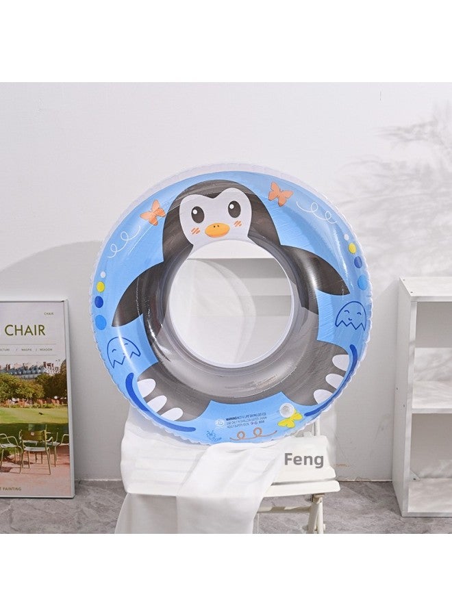 general Cartoon Children Swimming Ring Thickened Double Layer Water Inflatable Baby Underarm Ring Adult Retro Striped Swimming Ring Wholesale-Outer Diameter After Inflation:90#(suitable For Adults)-Inside D - Image 3