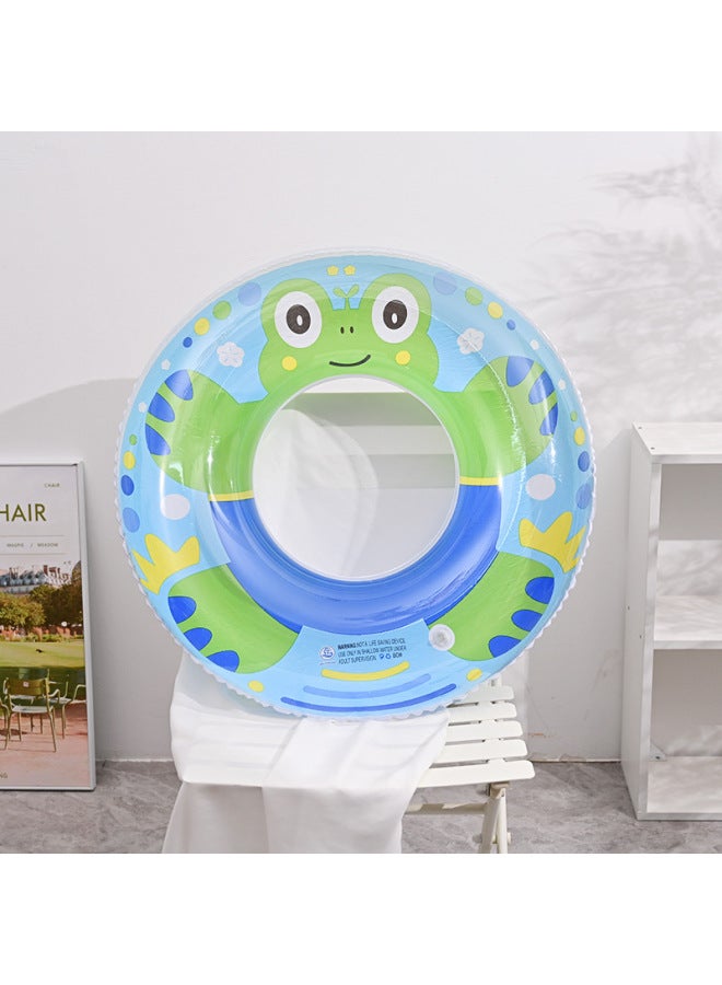 general Cartoon Children Swimming Ring Thickened Double Layer Water Inflatable Baby Underarm Ring Adult Retro Striped Swimming Ring Wholesale-Outer Diameter After Inflation:90#(suitable For Adults)-Inside D - Image 4