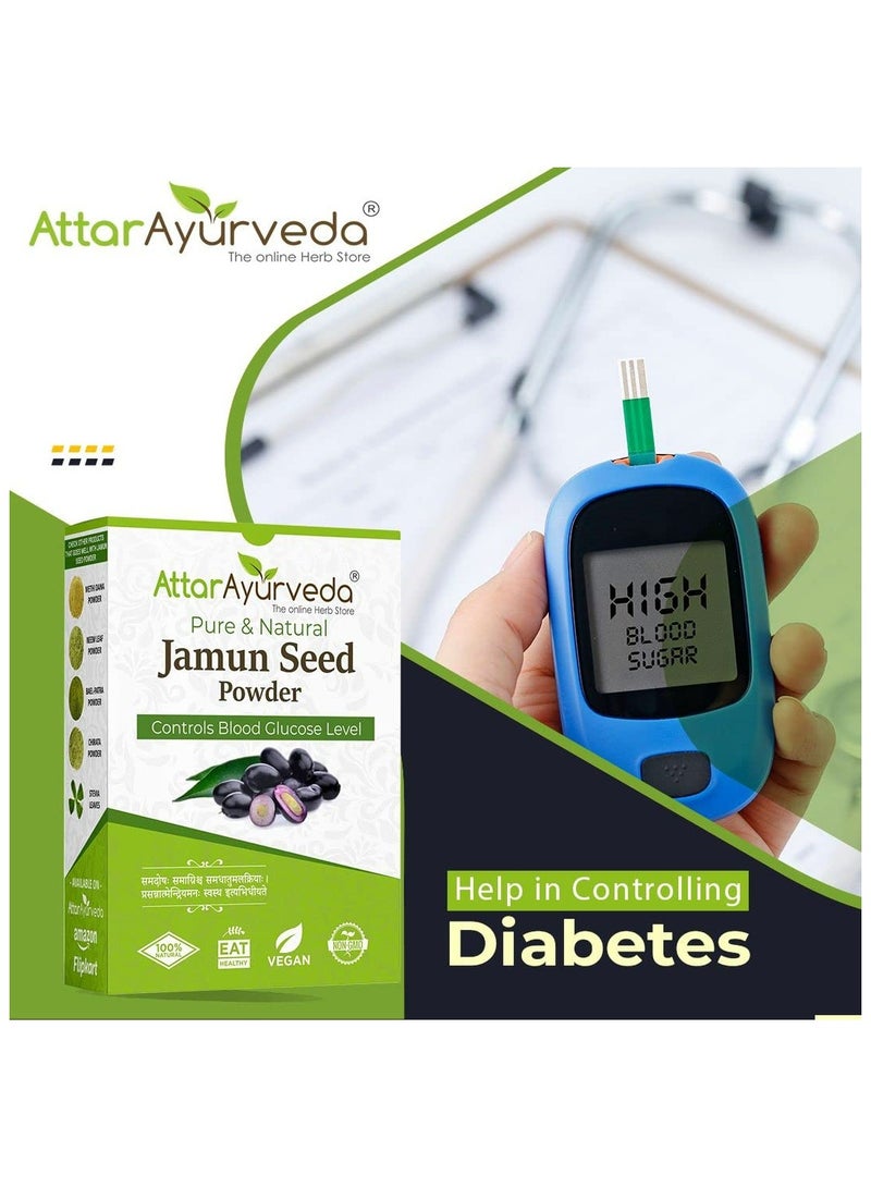 Attar Ayurveda Jamun Seed Powder  - 250 gram - Image 3