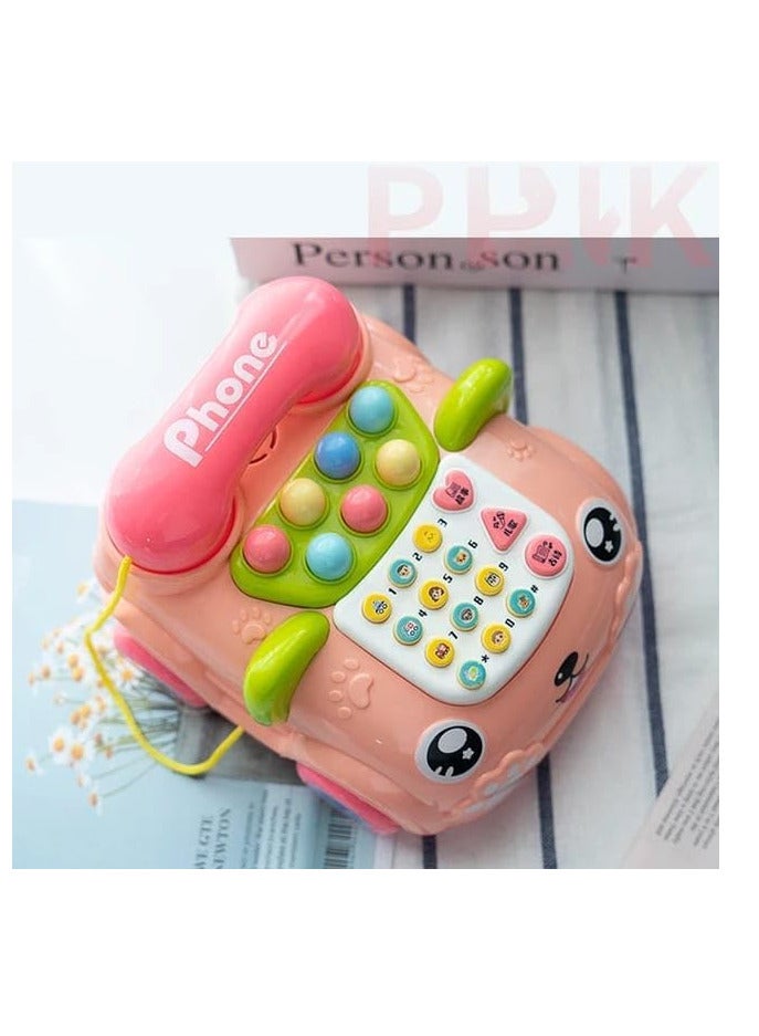 تليفون ارضي تعليمي لتنمية مهارات الاطفال مو صوت وموسيقى واضاءة - Image 4
