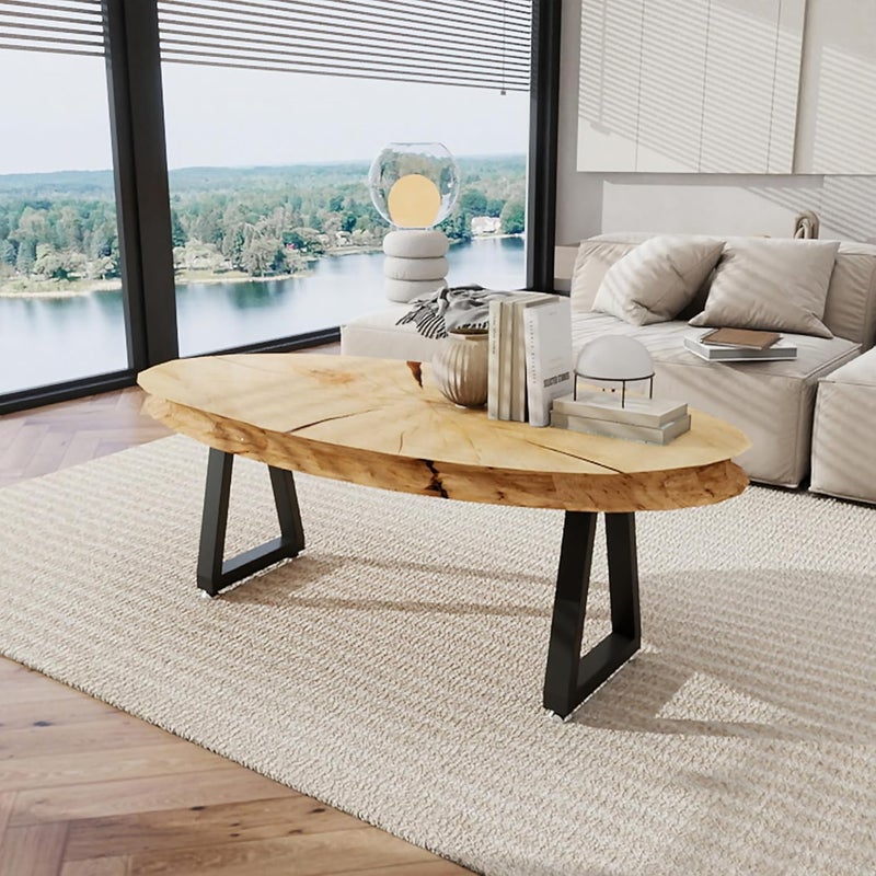 YCFHFC 18” Metal Table Legs, Trapezoid Bench Legs, Heavy Duty Metal Desk Chair Dining & Coffee Table Feets, DIY Furniture Feets (H18” x W12.3”) - Image 2