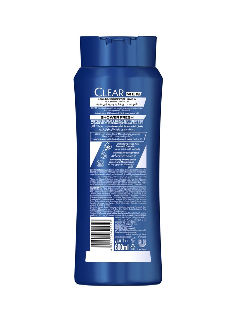 CLEAR Anti Dandruff Shampoo For Men 600ml - Image 2