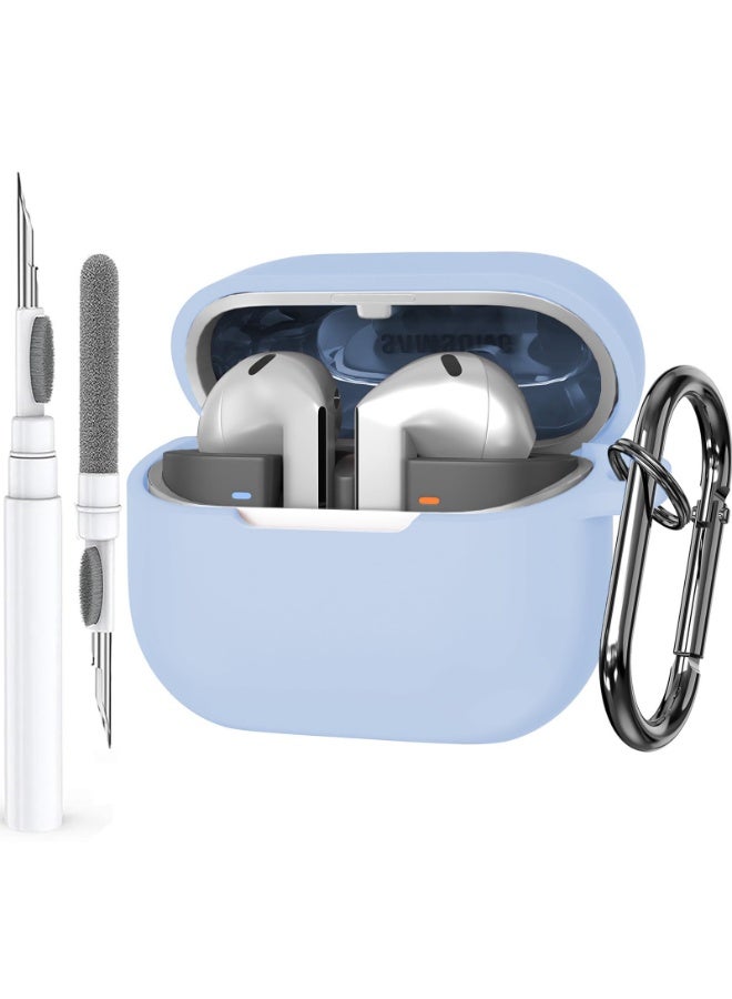 ANYOGRO Galaxy Buds 3 Pro/Buds 3 Case Silicone Full Body Protection (with Safety Clasp), Shockproof & Drop-Proof, Soft Protective Shell with Cleaning Kit for Sports & Travel - Image 1