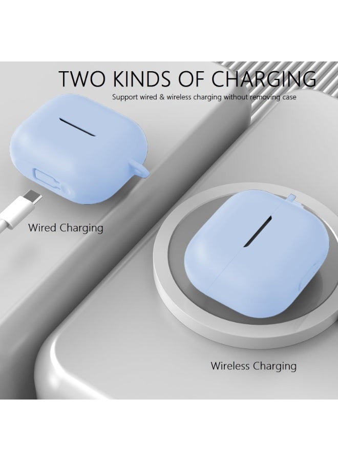 ANYOGRO Galaxy Buds 3 Pro/Buds 3 Case Silicone Full Body Protection (with Safety Clasp), Shockproof & Drop-Proof, Soft Protective Shell with Cleaning Kit for Sports & Travel - Image 3