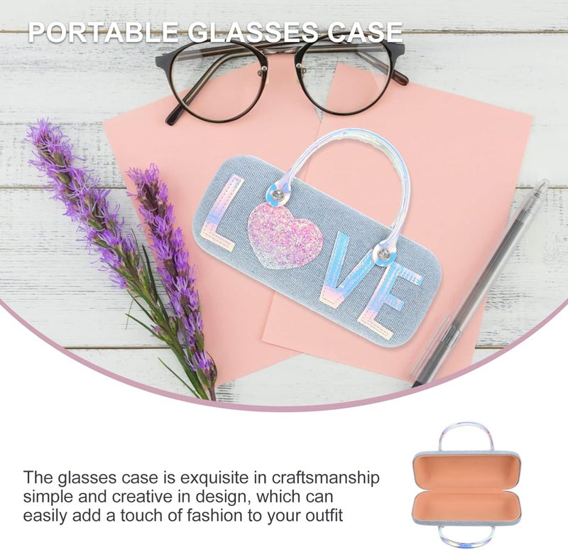 comfrt Kids Glasses Case Sunglasses Box Eyeglasses Case Glasses Pouch Hard Shell with Handle - Image 3