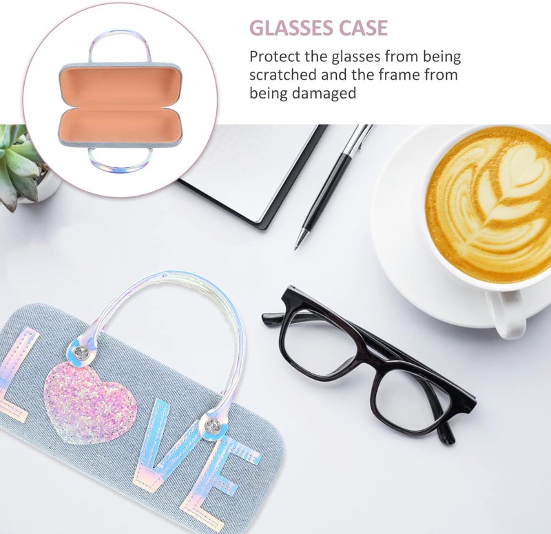 comfrt Kids Glasses Case Sunglasses Box Eyeglasses Case Glasses Pouch Hard Shell with Handle - Image 2