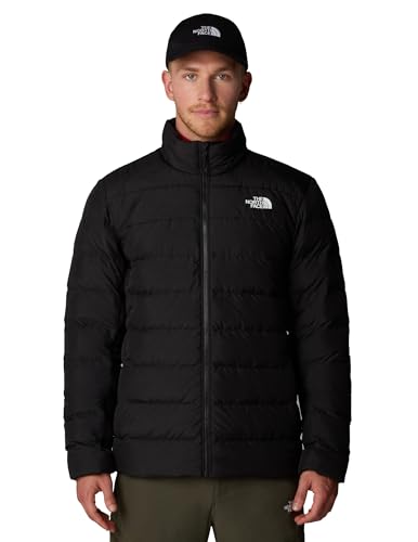 THE NORTH FACE Mens Aconcagua 3 Jacket Standard Big Size Wind Resistant Water Repellent 600 Fill Waterfowl Down Insulation TNF BlackNPF Small
