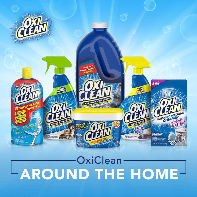 OxiClean Large Carpet Cleaner Liquid Solution for Steam Cleaning Machines, 64 fl oz - Image 3