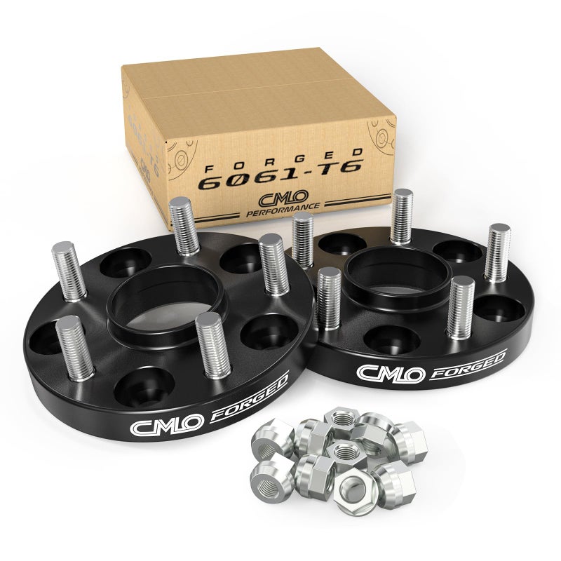 Customadeonly Forged 5x1143 Wheel Spacers for 370Z 350Z 240SX 300ZX GTR Murano Maxima Sentra 2pcs 15mm Thick Black Wheel Spacer for Q60 G37 G35 Hubcentric 5x45 661mm Bore M12x125 Lugs