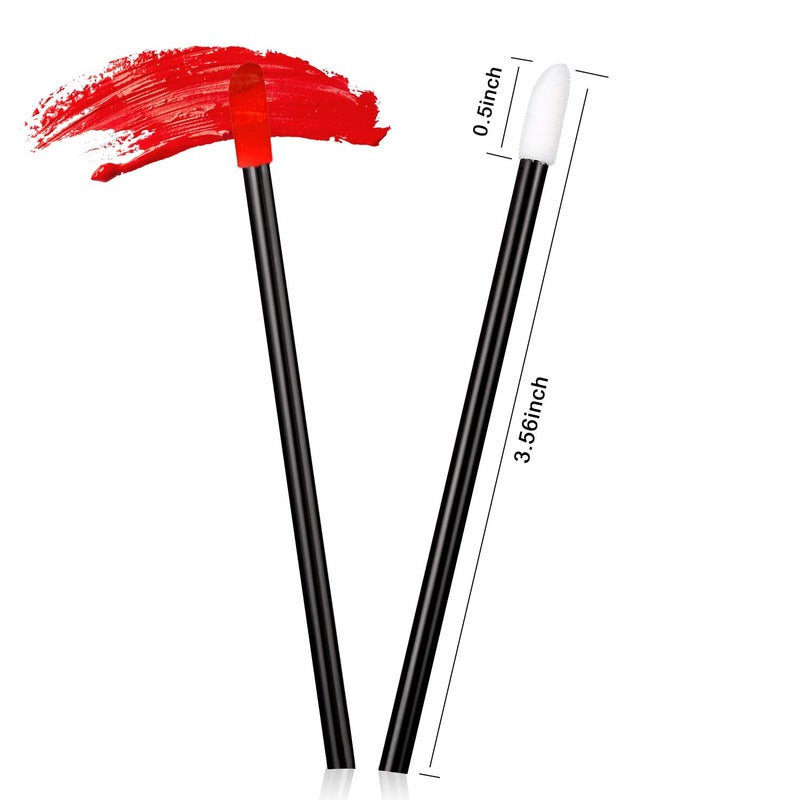 Obinhere 300pcs Disposable Lip Brushes Make Up Brush Lip Gloss Applicators Lipstick Wands Tool Kits Lip gloss - Image 3