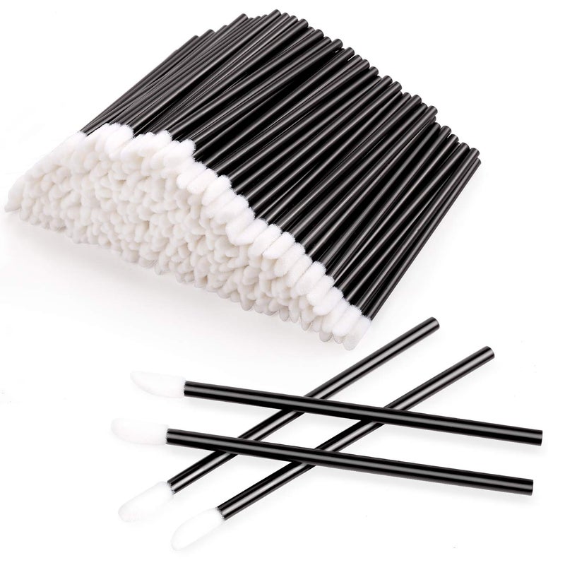Obinhere 300pcs Disposable Lip Brushes Make Up Brush Lip Gloss Applicators Lipstick Wands Tool Kits Lip gloss - Image 1