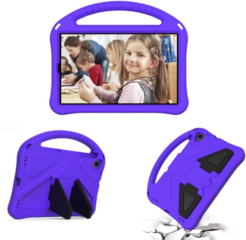 SYOSI Lenovo Tab M10 Hd 2Nd Gen Kids Tablet Case, Lightweight Shockproof Handle Stand Cover For Smart Tab M10 Hd 10.1" 2020 Tb-X306F Tb-X306X , Purple - Image 1