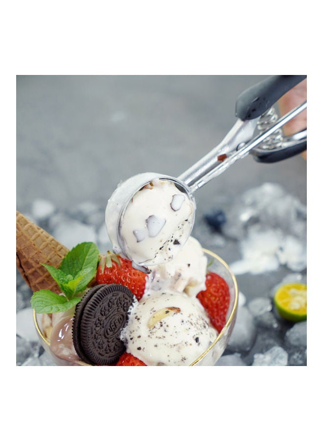 NIBEMINENT Ice Cream Spoon Black/Silver  - Image 1