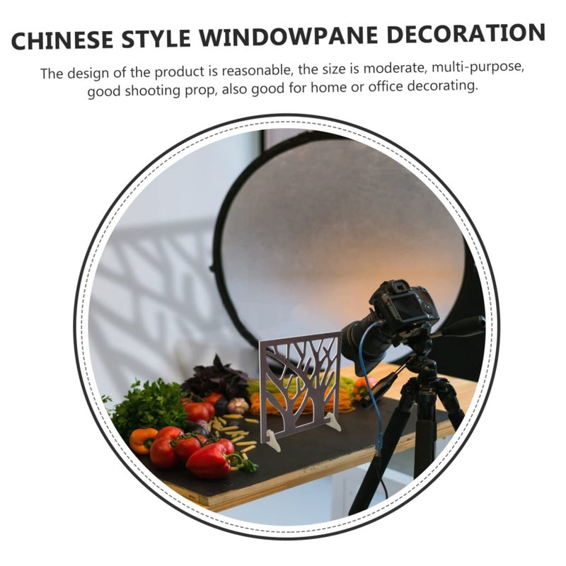 Vintage Chinese Window Pane Photography Background Prop For Elegant Shadow Effect Home Studio Decor - Image 4
