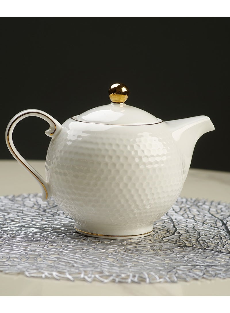 Fissman Tea Pot 780ml Noemi Series,Porcelain with Handle and Lid, Coffee Kettle, Suitable for Blooming Tea & Loose Leaf Tea Maker - Image 4