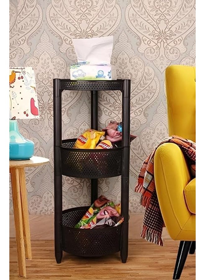 تربو 3 دور عملي ومتعدد الاستخدامات لتنظيم مثالي وتوفير للمساحة. - Image 1