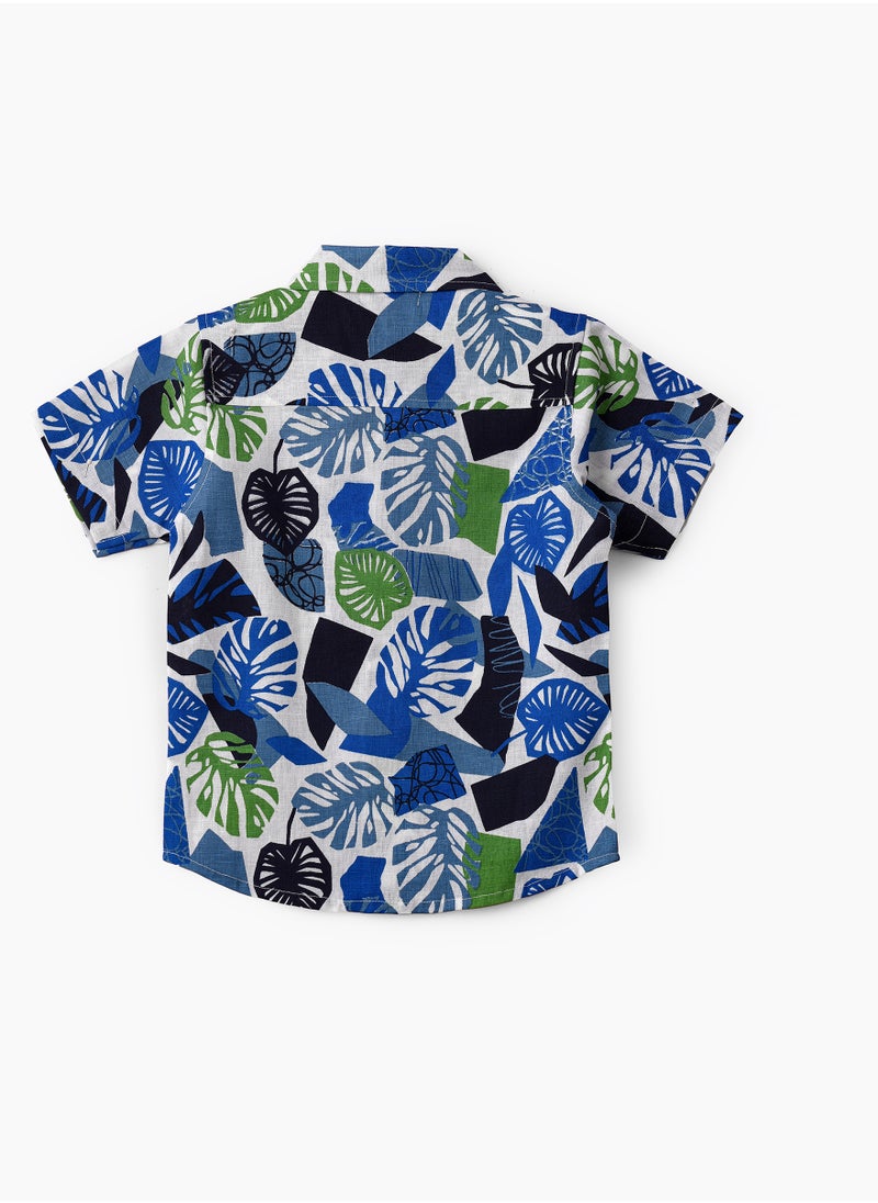 JAM Vibrant Tropical Print Short Sleeve Shirt for Boys  - Image 2