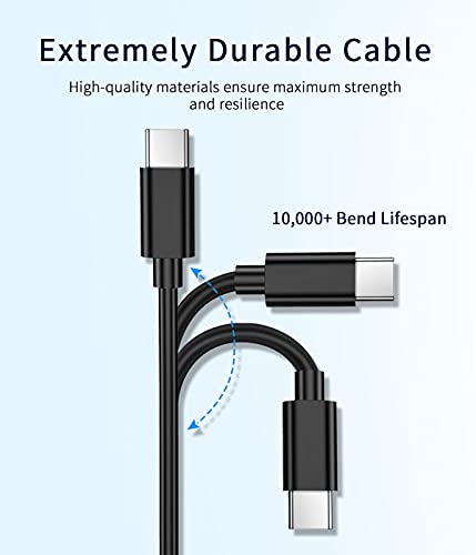 FEIYIU Type-c Charger Charging Cable Cord Compatible for Anker Space One, PowerConf S3, Soundcore Flare 2, Mini 3, Motion+, Motion Boom Outdoor, Boost, Anker Life Q35 Q30 Q20+ Headphone Earbuds Speakers -5ft - Image 4