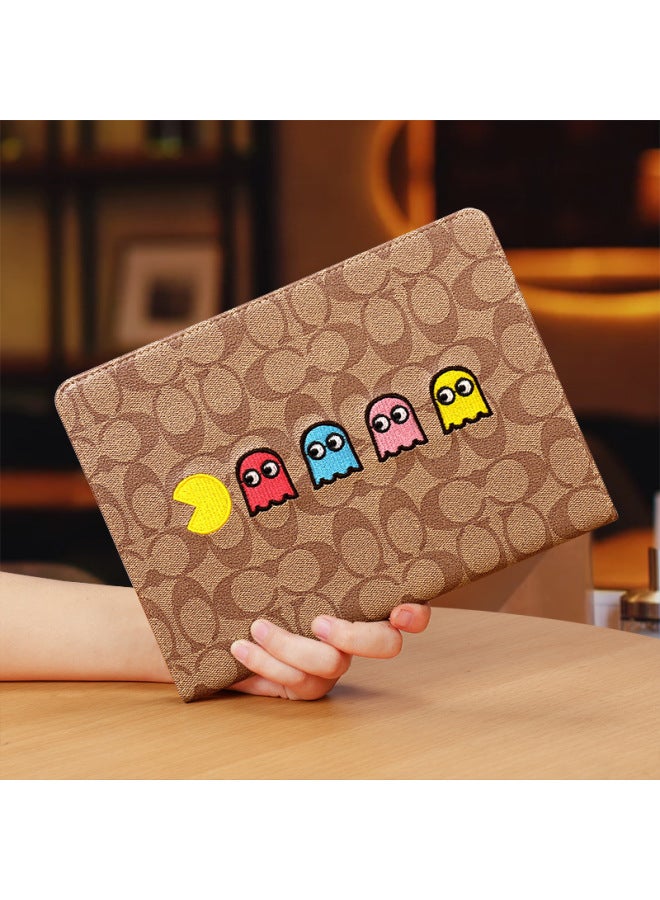 Air6/11 Flat Air2 Protective Case Mini54 Leather Case Silicone 10.2Pro11 Soft Case Ipad10-Color:NET Version Black-Applicable Model:2024 Air6 （11） - Image 5